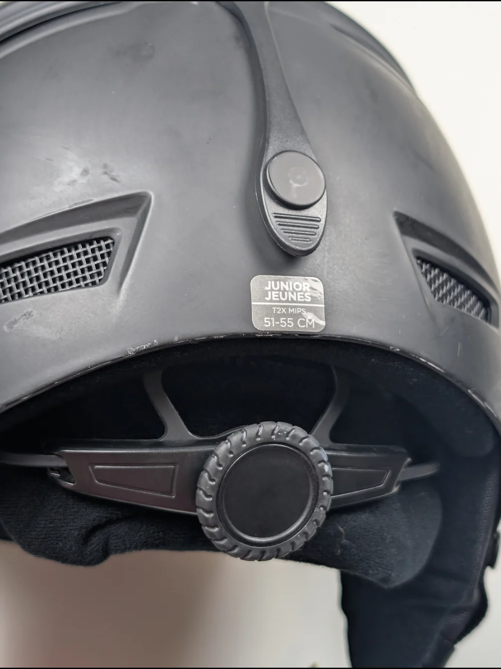 Bollé Junior T2X MIPS Ski Snowboard Helmet Black Matte 51-55cm NWT